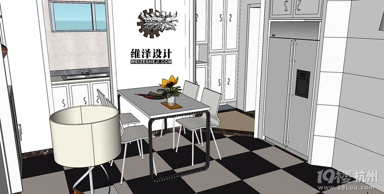 维泽设计 江干区九堡 大家多立方(80平米)-陈小