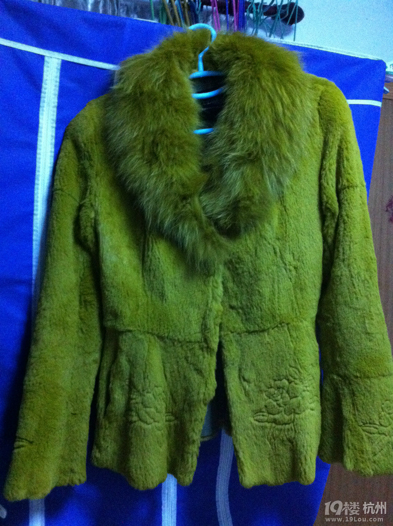 婆婆给了一件深绿色皮草-服饰搭配-咖啡大教室