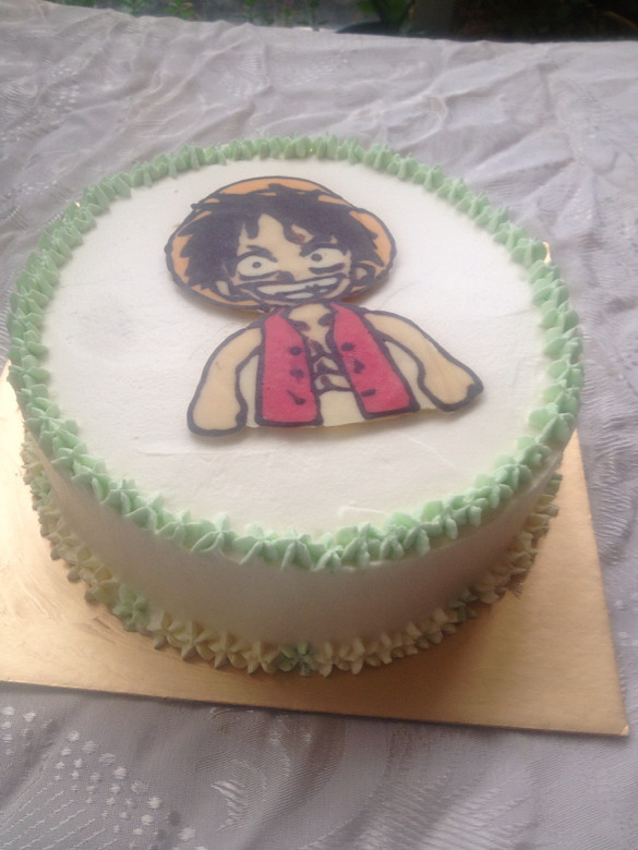 麦兜妈-路飞生日蛋糕