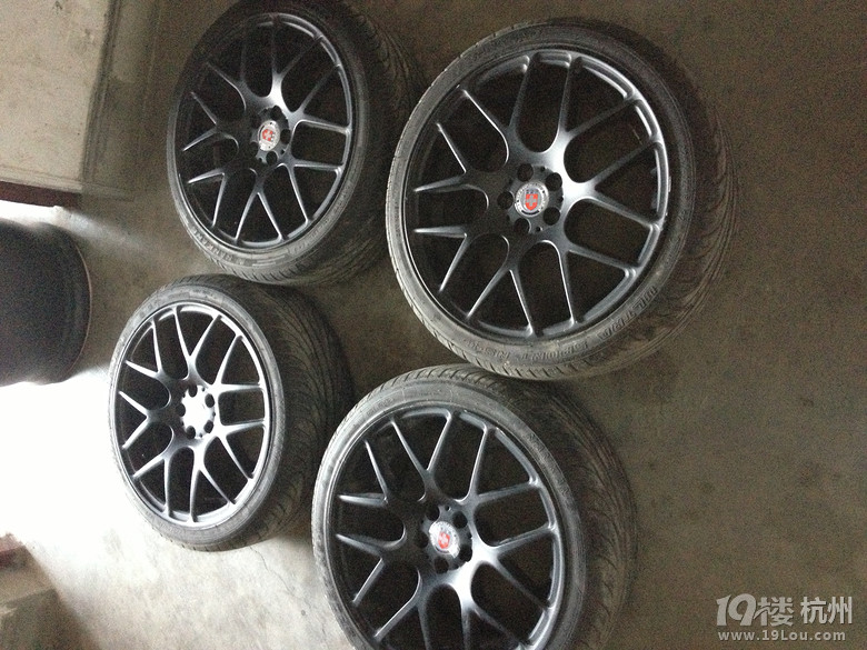 17寸改装车轮胎、轮毂9成新转让-二手车-杭州