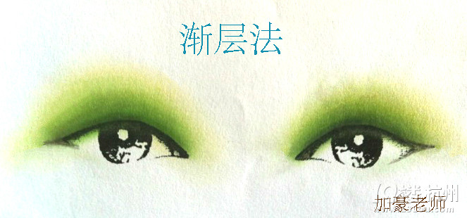 眼影畫法