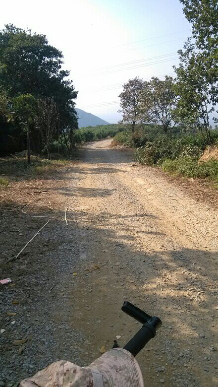 富阳里山乡安顶村,山脊上的公路!