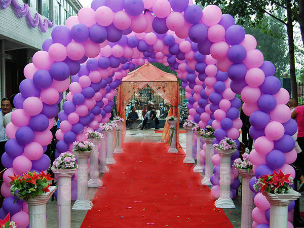 结婚气球拱门,漂亮的图片