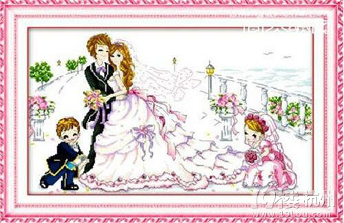 结婚十字绣图案大全-谈婚说嫁-结婚大本营-杭州