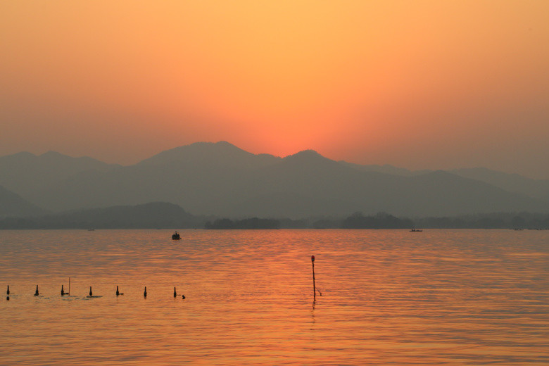 西湖●夕陽