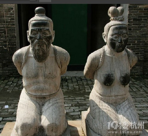 周木在杭州首铸秦桧夫妇跪像-其他-大杭州旅游
