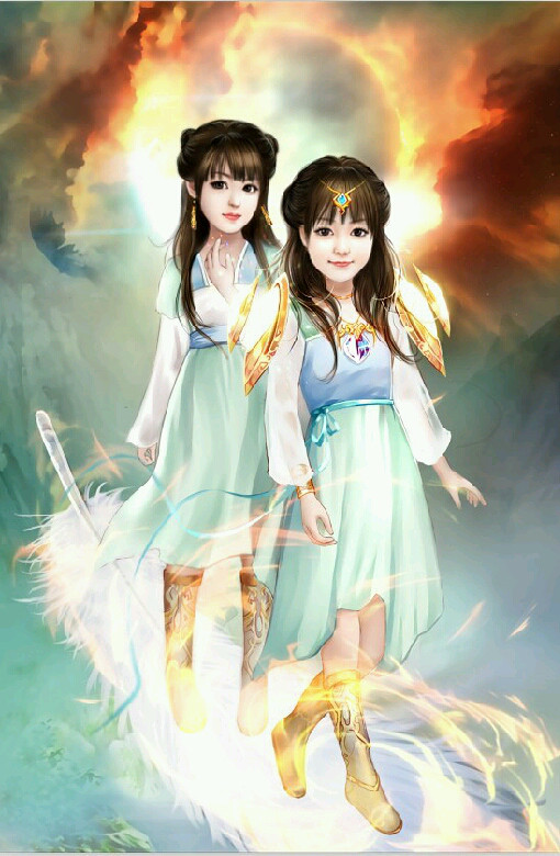 完美<em>世界</em>里的双胞胎<em>小美女</em>。-随手拍美食-杭州