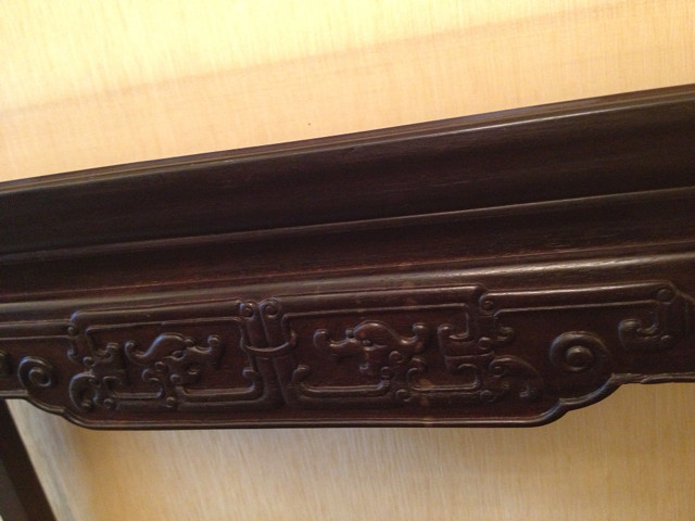 清代紫檀拐子龙条桌-盛世收藏-杭州19楼