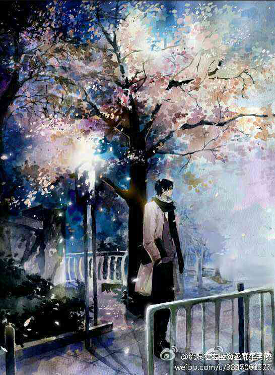 顾漫的小说插画很温馨的style