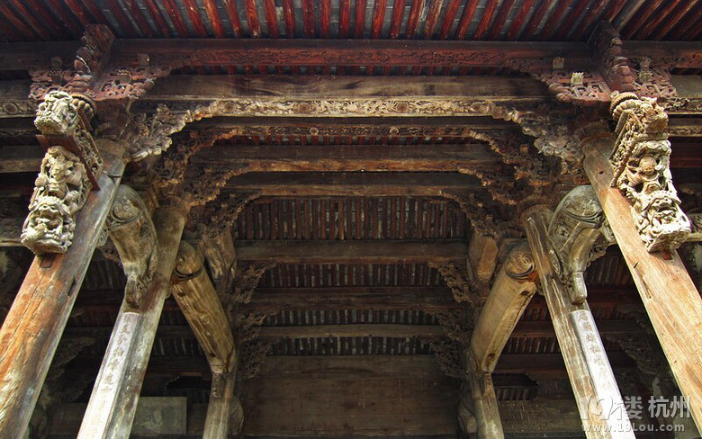 屋深九进,雕龙画凤-游记攻略-旅游先遣队-杭州