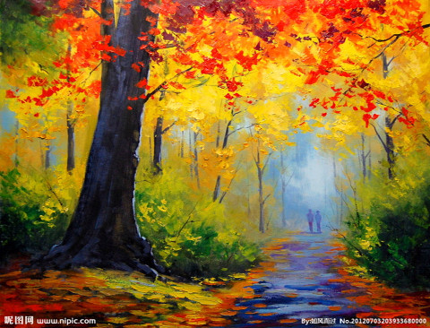 晓来谁染霜林醉,总是离人泪-手机随手拍-杭州1