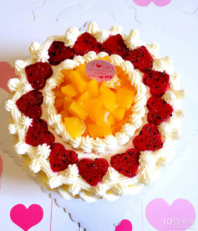 杭州市区免费配送 芝芝 动物奶油水果私房蛋糕
