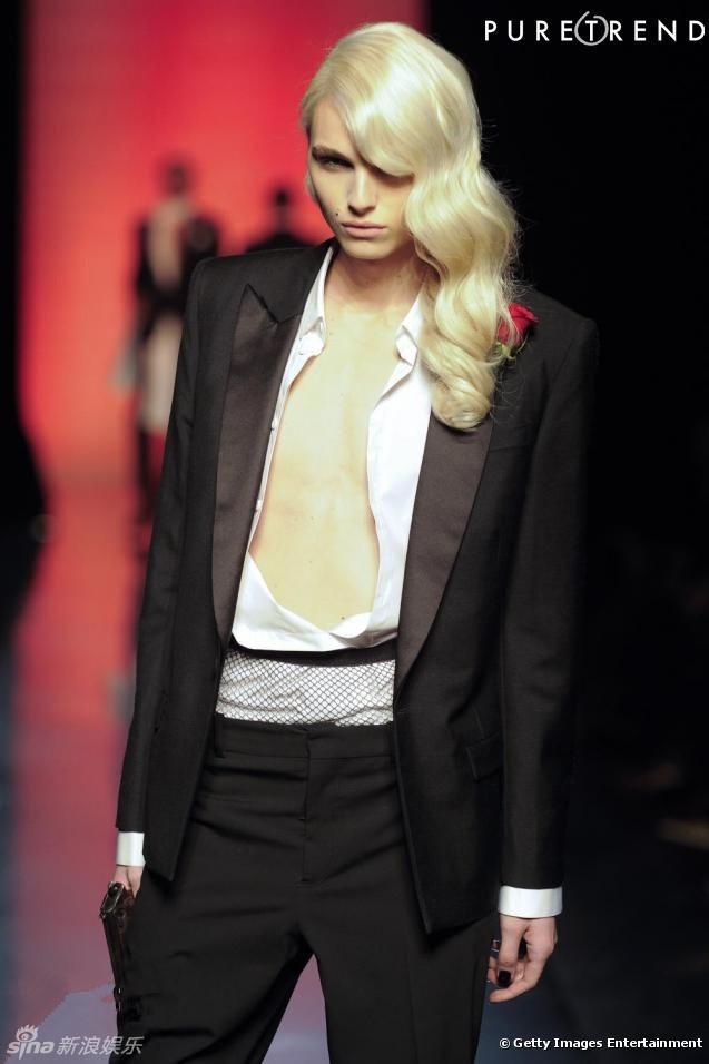 最美男模宣布变性 时尚大片雌雄同体(组图)-美