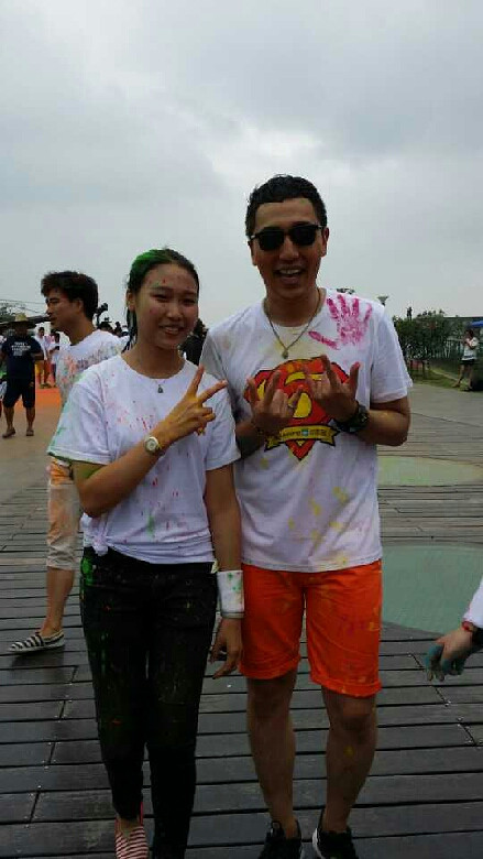 浙江中国蓝六周年宣传片拍摄现场-边走边拍-杭