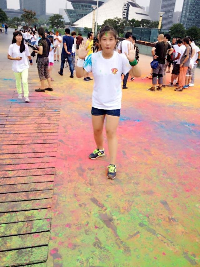 浙江中国蓝六周年宣传片拍摄现场【二】-边走