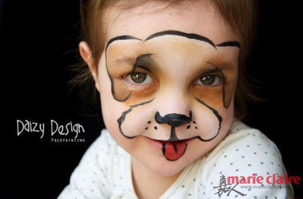 美妆狂人为孩子打造脸上的卡通彩绘-搞笑-养眼
