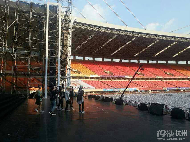 “好声音演唱会”下午黄龙体育场彩排,快来围观(图)-其他-电信大本营-杭州19楼