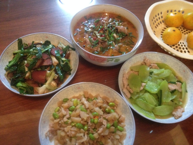 今天的晚餐10.30