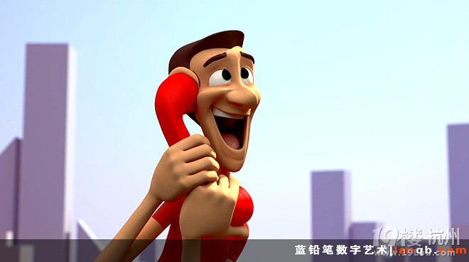 别人的动画练习:3D短片《Wake Up Call》