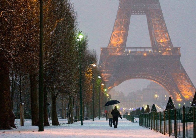 【巴黎下雪】