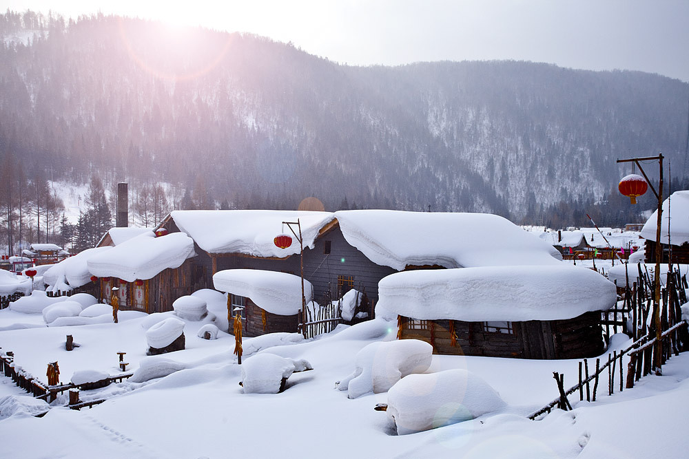 来个帅哥去雪乡