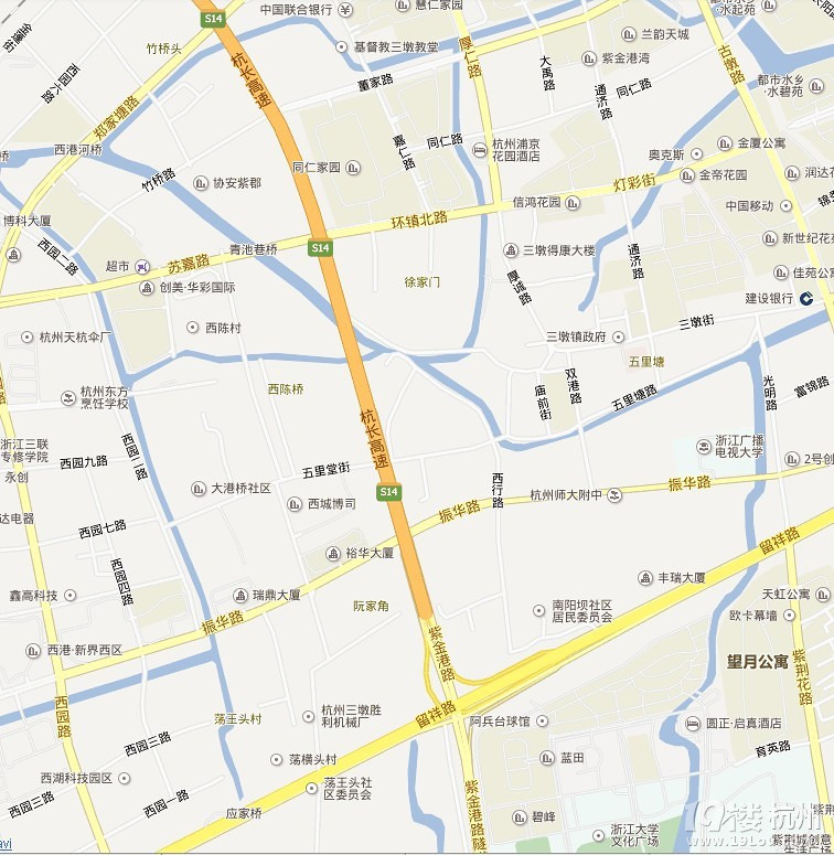 百度地图4月1号更新,杭长高速连接紫金港隧道