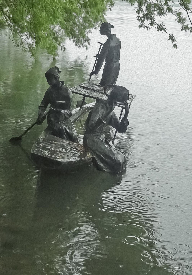 山色空蒙雨亦奇[茅家水域] -边走边拍-边走边拍