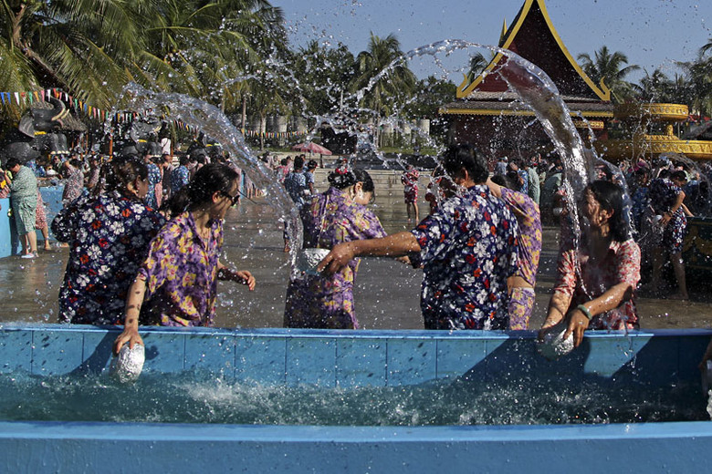 泰国风情园民族舞蹈泼水节分享-人文片-19摄区