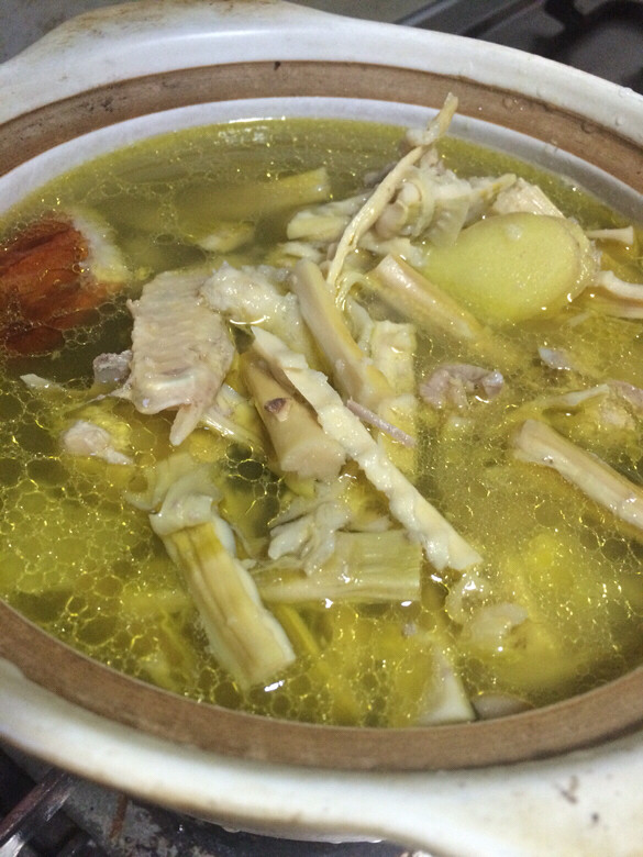 榴莲壳炖鸡,吃了榴莲肉,别浪费榴莲壳,用-19楼