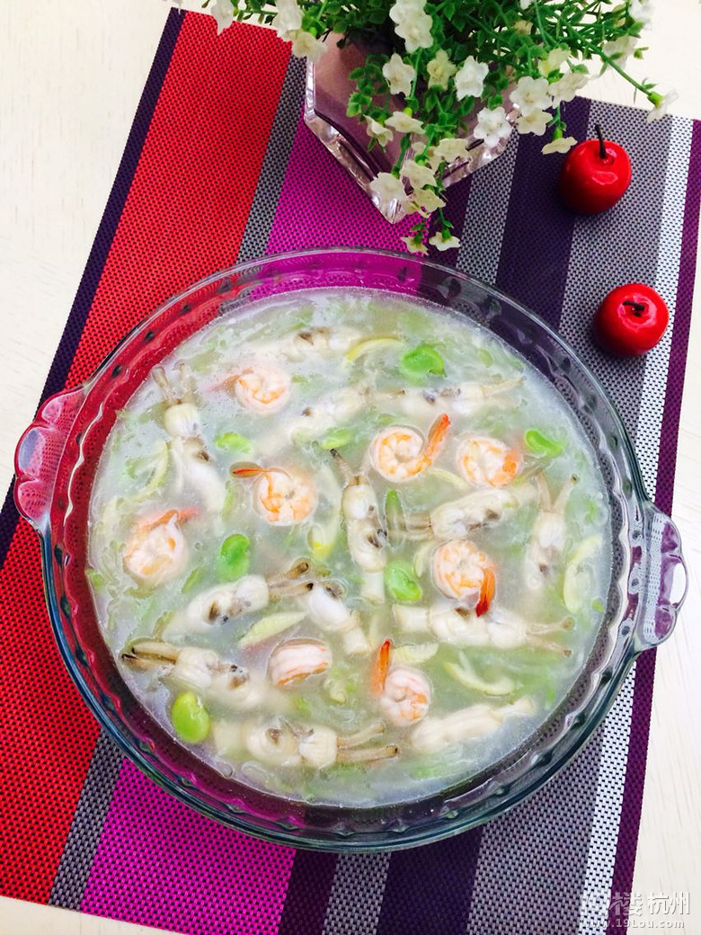 蟶子遇上夜開花，鮮得難以言語----夜開花豆瓣海鮮羮