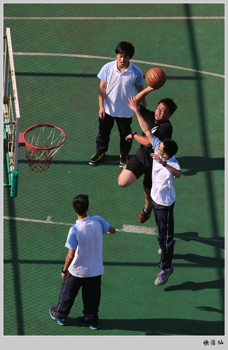 篮球场上的中学生-其他-19摄区-杭州19楼