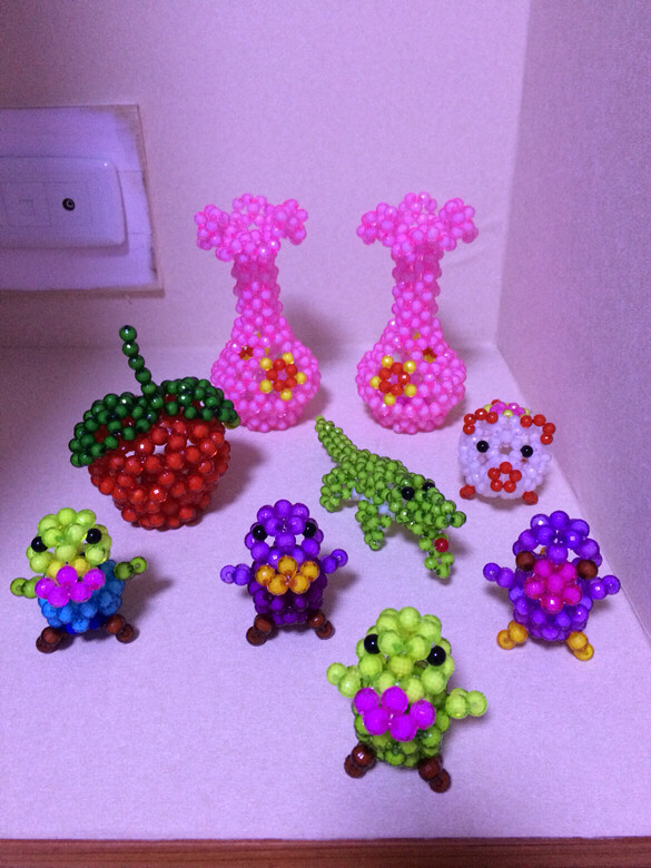 小小手工制作,喜欢立体串珠。。。-新人爆照-杭州19楼