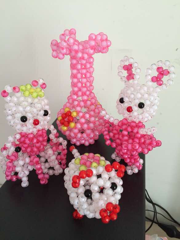 小小手工制作,喜欢立体串珠。。。-新人爆照-杭州19楼