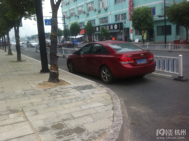 莫干山路841弄未开通道路被贴罚单,投诉了没反