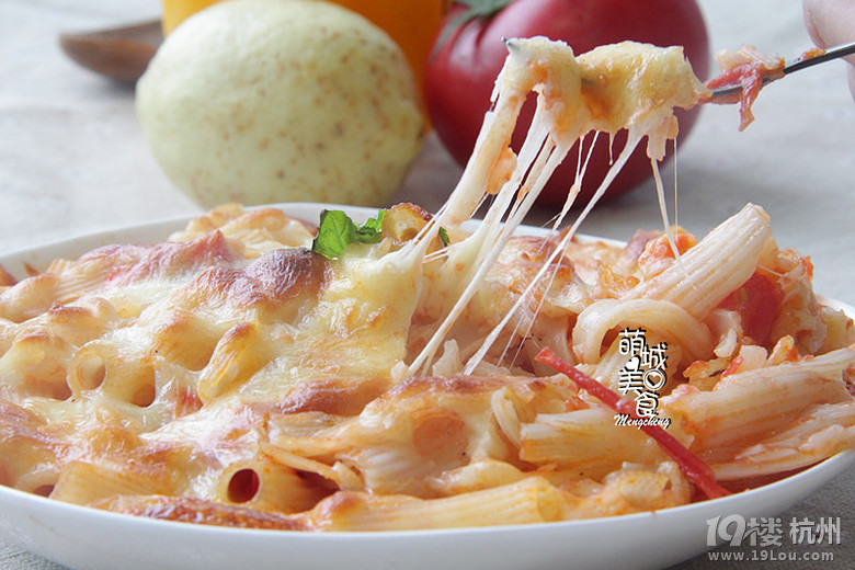 教你快手出好菜 浓郁口感---芝士焗通心粉-烘焙