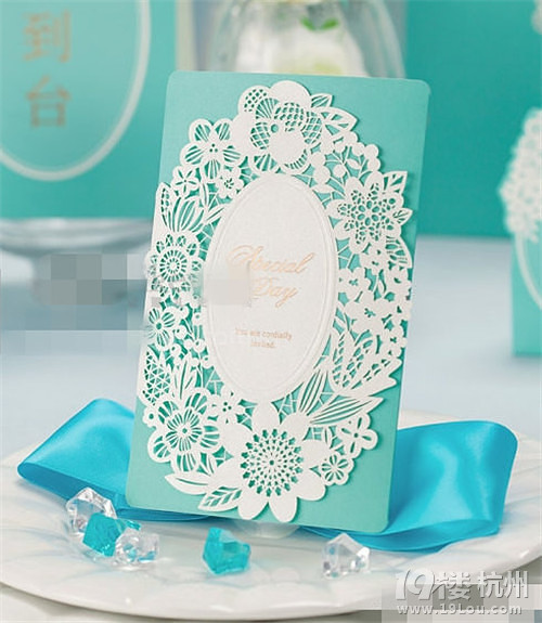 中國風創(chuàng)意剪紙婚禮請柬