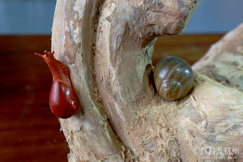 【木雕】--蜗牛也是牛!-其他-手工DIY-杭州19楼