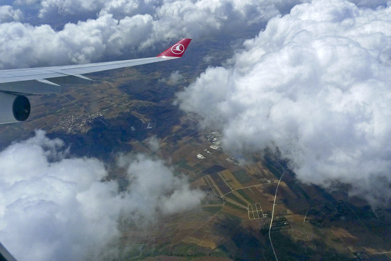 雅典飞往伊斯坦布尔空中棉花云分享-风景照-1