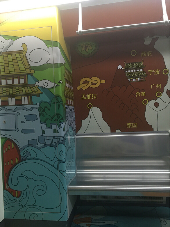 好漂亮，寧波的地鐵