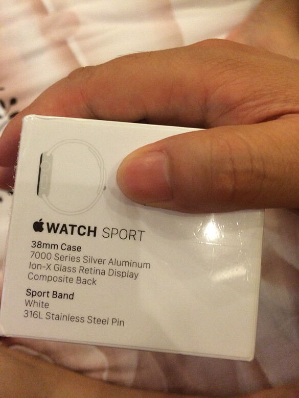 我有一个全新苹果手表,公司搞活动抽奖抽到