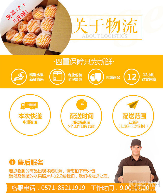 19樓App用戶大福利 1元搶購12只（1箱）南非進(jìn)口甜橙哦