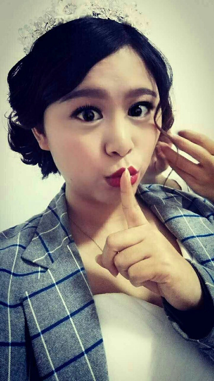 新娘子美美的,谢谢亲爱的相信我的技术,