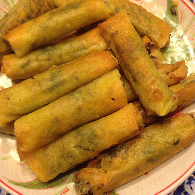 【楚家私房菜】系列之九十四：薺菜春卷

