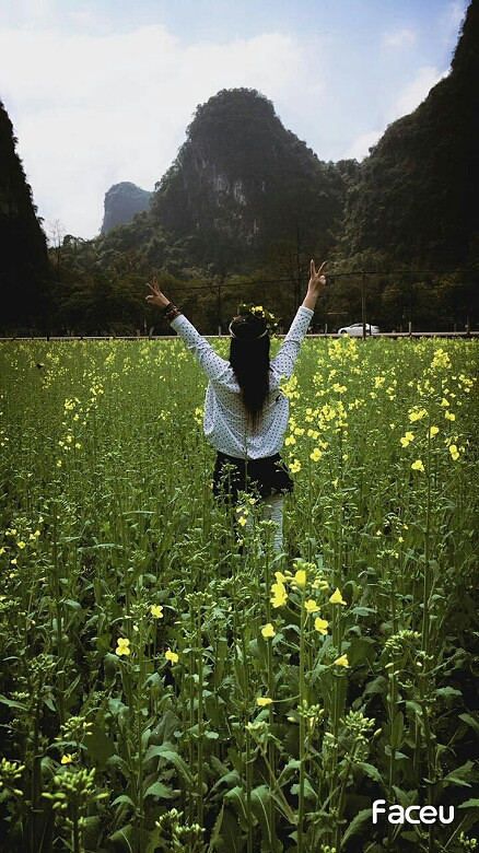 陽朔十里畫廊油菜花