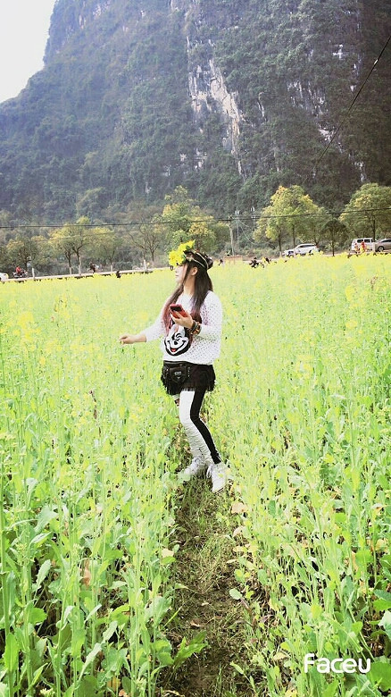 陽朔十里畫廊油菜花