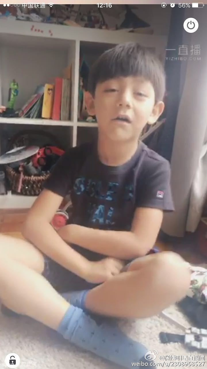 刘烨微博直播精彩回顾 诺一霓娜抢老爸风头(图
