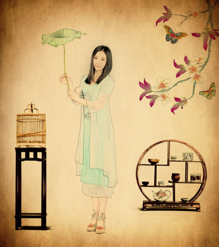 古風(fēng)人像---章小霞