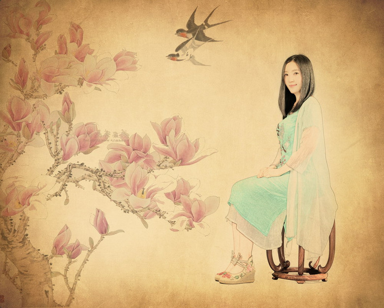 古風(fēng)人像---章小霞