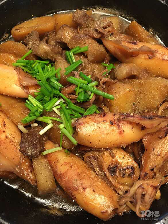 《楚家私房菜》系列之二百二十六：土豆燉魷
