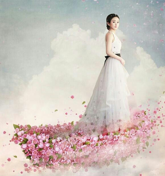 美女明星赵丽颖.图片